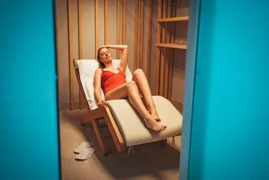Space-Efficient Sauna Installation Compact sauna design showing space-efficient installation in small room